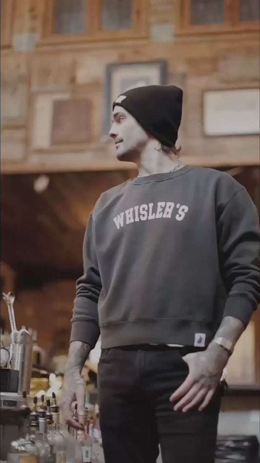 Whisler's Boyfriend Sweatshirt in Charcoal